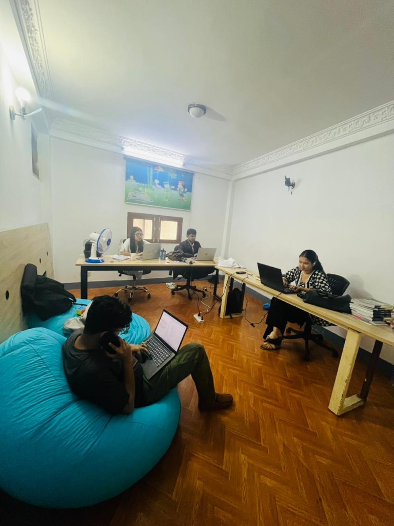 The StudyPort team at work in their office